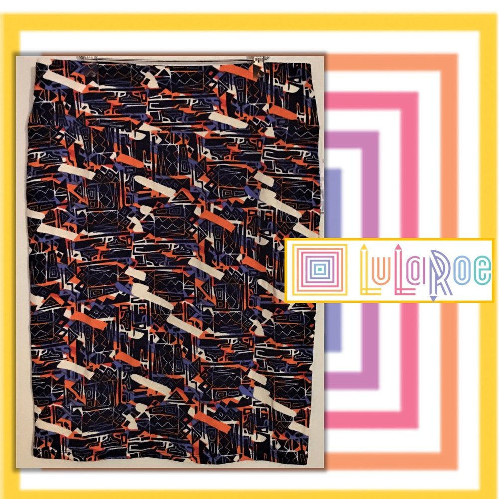 LULAROE Cassie Pencil Skirt   |   NWT   |  XLARGE
